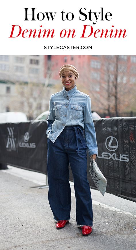 STYLECASTER | Demin On Demin Demin On Demin Outfits Casual, Jeans Jacket Outfit, Britney Spears Justin Timberlake, All Denim Outfits, Denim Shirt Outfit, Denim On Denim Looks, Womens Beach Fashion, Denim On Denim, Womens Fashion Casual Winter