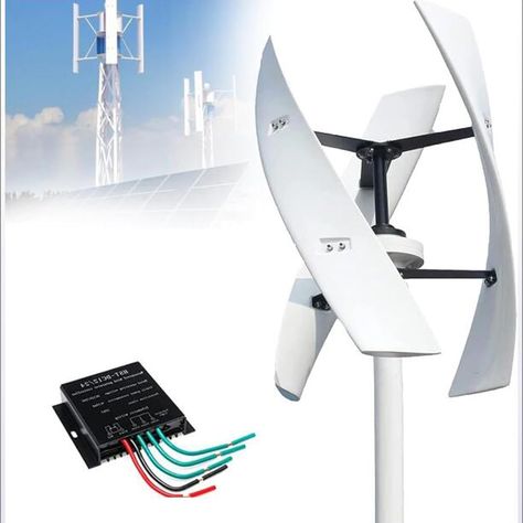 PRICES MAY VARY. ♥ Magnetic levitation generator Coreless generator, Horizontal rotation with high efficiecny ♥ 3 blades with curved design,utilizes wind resource effectively and obtains a higher power generation ♥ 20years use life and 1 year for warranty, warmly welcome to be our agent. ♥ small ,light ,stable and safely, special control principle expended the wind speed to 2.5 ~ 25m/s, utilizes wind resource effectively and obtains a higher power generation. ♥ High efficiency, could be hybrid s Planting Room, Magnetic Power Generator, Windmill Generator, Diy Greenhouses, Home Wind Turbine, Thermoelectric Generator, Generators For Home Use, Diy Wind Turbine, Wind Power Generator