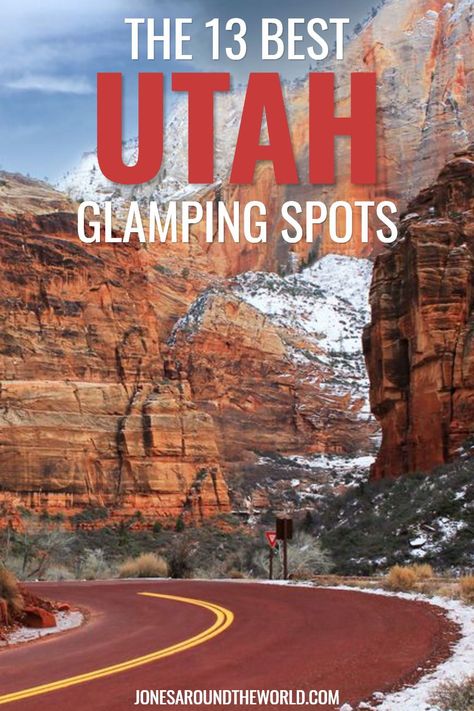 Planning a trip to Utah? Glamping is where it's at. This is the ultimate list of the best glamping experiences in Utah for a trip you’ll never forget. Zion. Arches. Bryce Canyon. Capitol Reef. Canyonlands. Known as Utah's "Mighty Five", these national parks draw visitors in year-round, thanks to their raw beauty that is unique to this western US state. No matter where you are in Utah, you're guaranteed a glorious vista and memorable experience. #glamping #utah #camping #nationalparks #visitutah Camping In Utah, Rv Roadtrip, Travel Utah, Utah Trip, National Park Map, Utah Camping, Rv Dreams, Summer Dreaming, Hiking Adventures