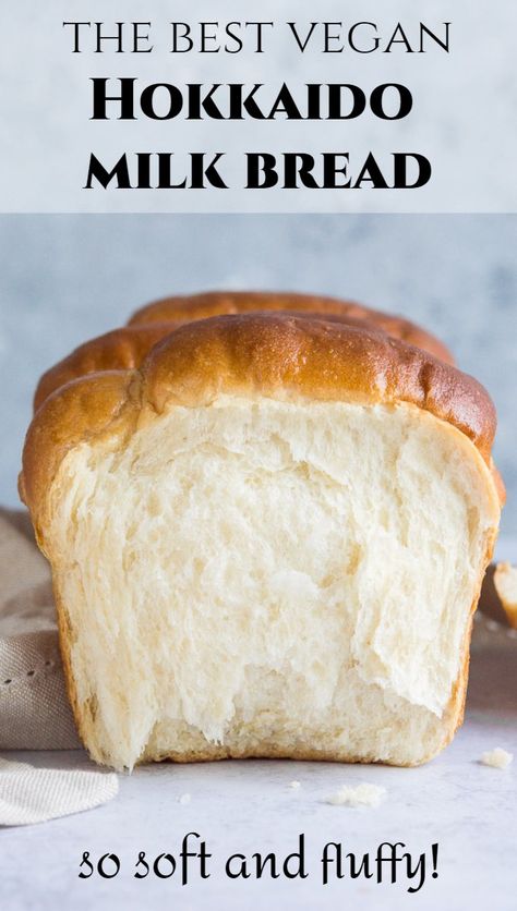 Dairy Free Brioche Bread, No Milk Bread Recipes, Vegan Homemade Bread, Vegan Japanese Milk Bread, Bread Recipes Eggless, Vegan Cloud Bread, Vegan Bread Maker Recipes, Vegan Sweet Bread, Vegan Quick Breads