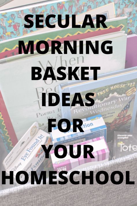 September Morning Basket, Morning Basket Homeschool, Morning Basket Ideas, Homeschool Morning Basket, Homeschool Goals, Nature Homeschool, Secular Homeschool Curriculum, Morning Baskets, Secular Homeschool