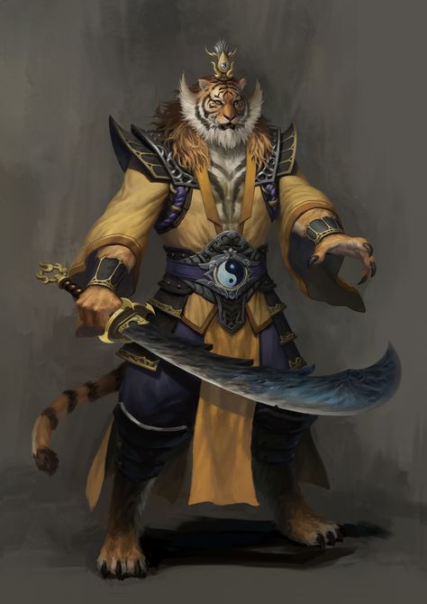 ArtStation - Monster, Rui Jin Heroic Fantasy, Fantasy Races, Dungeons And Dragons Characters, High Fantasy, Fantasy Warrior, Arte Fantasy, Fantasy Inspiration, Dnd Characters, Creature Design