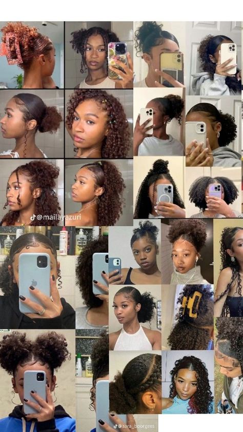 4 A Curly Hair, Cute Primark Outfits, Picture Day Natural Hairstyles, 4c Hair Styles Short, Curly Hairstyles For Picture Day, 4a Hairstyles Short, 4a Hairstyles, Mini Twists Natural Hair, Style Curly Hair