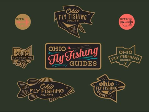 Outdoors Logo Design, Wordmark Logo Typography, Graphic Design Websites, Fishing Logo, Lettermark Logos, Adventure Logo, Brand Vision, Fish Graphic, Fish Logo