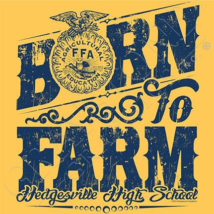 FFA Chapter Tees- Design FFA4 -mix and match this with one of our ... Ffa Designs, Ffa Scrapbook Ideas, Ffa Creed, Ffa Emblem, Ffa Banquet, Ffa Jacket, Ag Classroom, Livestock Quotes, Senior Class Shirts