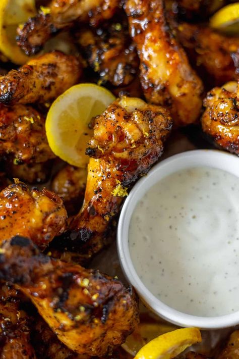 Hot Honey Lemon Pepper Wings Lemon Pepper Dry Rub, Lemon Pepper Wing Sauce, Hot Honey Lemon Pepper Wings, Fresh Chicken Wings, Honey Lemon Sauce, Honey Lemon Pepper Wings, Wing Flavors, Lemon Pepper Sauce, Lemon Pepper Chicken Wings