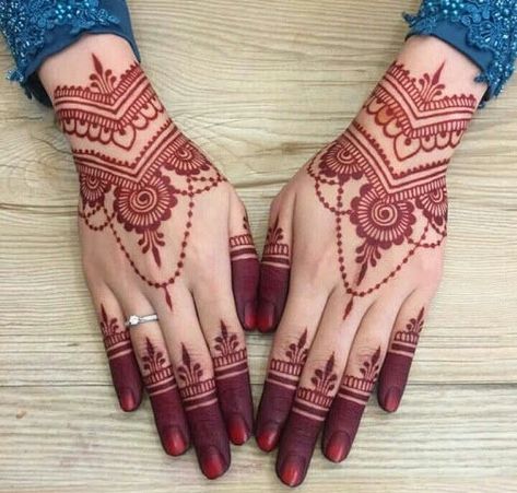 Henna Tattoos, Mehndi Designs, Henna, For Girls, Tattoos, Red, Blue, Design