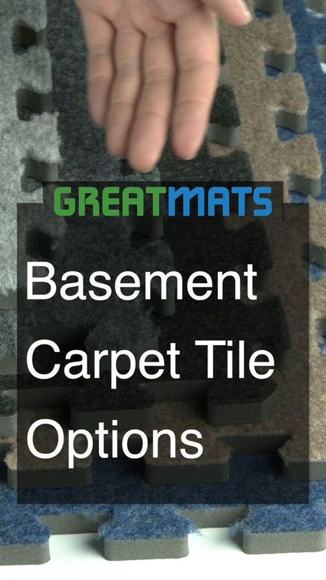 If you’re shopping for basement flooring, you may be assuming that your options are limited. Where not every flooring material is well suited for basement environments, Greatmats offers a number of solutions that are! Carpet tiles for basement settings are very popular, for example. They will provide warmth and comfort that traditional carpet does, without the expense and volatility that accompanies traditional carpet. Carpet Over Tile Floor, Carpet Squares Ideas, Carpet Tiles Ideas, Carpet Tiles Basement, Apartment Carpet, Basement Flooring Ideas, Basement Floors, Basement Carpet, Rustic Basement