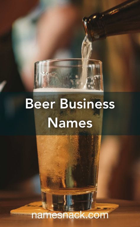 Beer Names Ideas, Bar Names Catchy, Bar Names, Beer Station, Beer Party Theme, Coffee Shop Names, Coffee Shop Logo Design, Beer Names, Shop Name Ideas