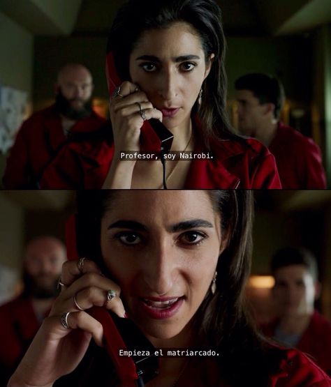 La Casa de Papel - Nairobi 🧡 Pac E Mike, Tv Series Quotes, Money Heist, Forrest Gump, Prison Break, Netflix And Chill, Shows On Netflix, Netflix Series, Best Series