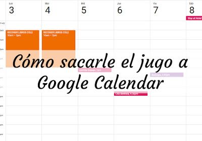 Las funcionalidades más prácticas de Google Calendar Google Calendar, Google Drive, Math Equations