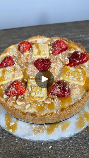 Strawberry Banana Pudding, Pudding Cheesecake, Dessert From Scratch, Banana Pudding Cheesecake, Banana Cheesecake, Delicious Cake Recipes, Pie Bar, Cheesecake Bars, Strawberry Banana