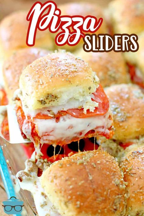 Pull Apart Sliders, Pizza Sliders, Pizza Slider, Slider Sandwiches, Country Cook, The Country Cook, Pot Luck, Slider Recipes, Country Cooking