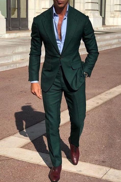 Wedding Suits Men Green, Suits Men Green, Beach Wedding Dinner, Mens Suits Green, Stylish Suits For Men, Men's Tuxedo Styles, Suits Groomsmen, Suits Green, Beach Wedding Suits