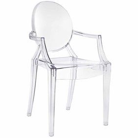 Shop by Style- Glam - Walmart.com Clear Chair, Clear Chairs, Acrylic Chair, Modern Side Chairs, Dining Room Arm Chairs, Dining Room Chairs Modern, Modway Furniture, Cafe Chairs, Dining Arm Chair