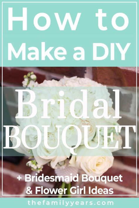 Diy Bridal Bouquet Tutorial, Diy Bridesmaid Bouquet, Bouquet Tutorial, Diy Bridal Bouquet, Bouquet Bridesmaid, Flower Girl Bouquet, Diy Bride, Wedding Party Table, Diy Wedding Bouquet