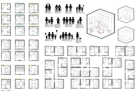 Typology Architecture, Co Housing, Future Architecture, Flexible Furniture, Urban Design Architecture, Modular Housing, Invisible Cities, Urban Housing, Book Exchange