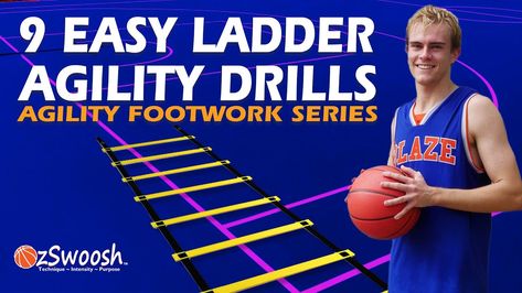 Here are our 9 best agility ladder footwork drills we use at our basketball academy. https://youtu.be/wqJEBkiTD8o?sub_confirmation=1 These footwork drills can also be used for other sports. #footspeed #footworkagility #workout #agilitydrills #fitness Drills For Basketball, Footwork Drills, Basketball Academy, Free Coaching, Basketball Drills, Music Library, Basketball Players, Drills, Improve Yourself