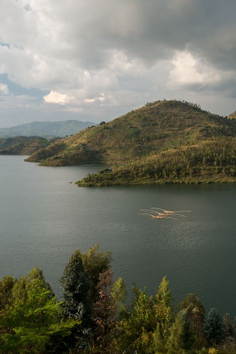 Lake Kivu. Kibuye, Rwanda Rwanda Aesthetic, African Mountains, Lake Kivu, Rwanda Travel, Traveling Board, African Nature, Rwanda Africa, African Travel, Africa Destinations