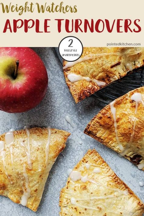 Weight Watchers Apple Recipes, Dessert Ww, Weight Watchers Dessert Recipes, Apple Turnovers, Weight Watchers Snacks, Weight Watchers Recipes Desserts, Weight Watchers Smart Points, Weight Watchers Chicken, Weight Watchers Free