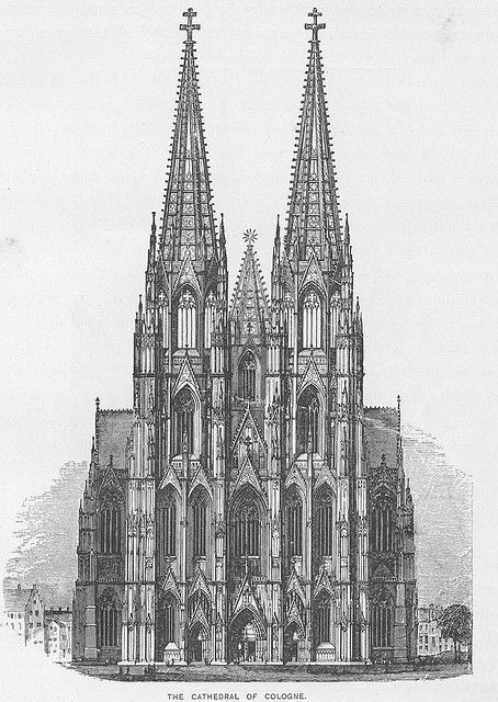 Architecture Prototype, Cathedral Tattoo, Gothic Architecture Drawing, Architectural Orders, Gothic Cathedrals, Cathedral Architecture, Gothic Church, Sacred Architecture, Holiday Trip