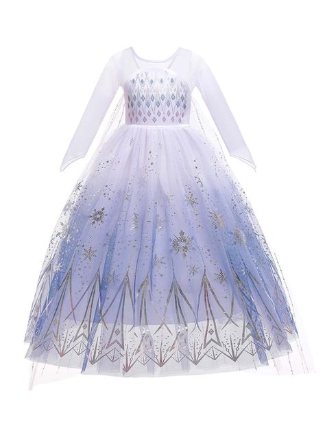 Free Returns ✓ Free Shipping On Orders $49+ ✓. Toddler Girls Rhinestone Argyle Pattern Snowflake Mesh Overlay Gown Dress- Toddler Girl Partywear at SHEIN. Disney Princess Halloween Costumes, Disney Princess Halloween, Princess Elsa Dress, Frozen Elsa Dress, Prom Costume, Baby Costumes Girl, Princess Halloween Costume, Elsa Costume, Halloween Fest