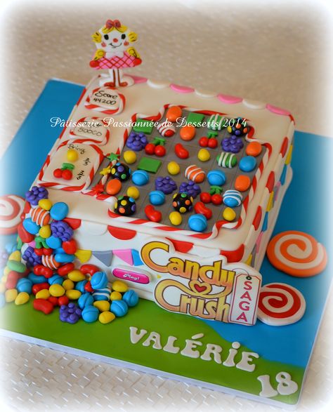 candy crush cake Candy Crush Party Decorations, Candy Crush Cake, Candy Crush Party, Candy Crush Cakes, Crush Cake, Pastel Candy, Candy Crush Saga, Bento Cake, Birthday Cake