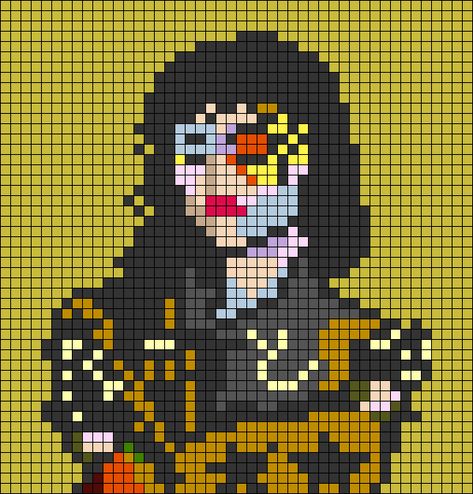 Alpha pattern #165099 Album Cover Grid Pattern, Album Cover Crochet Grid, Conan Gray Crochet, Album Cover Alpha Pattern, Album Cover Pixel Art, Graph Drawing, Pixel Grid, Grid Patterns, Cover Music