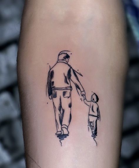 Dad And Son Tattoo, Tattoo Leo, Father Son Tattoo, Sister Tattoo Designs, Leo Tattoo, Camera Tattoos, Brother Sister Tattoo, Son Tattoo, Father Tattoos