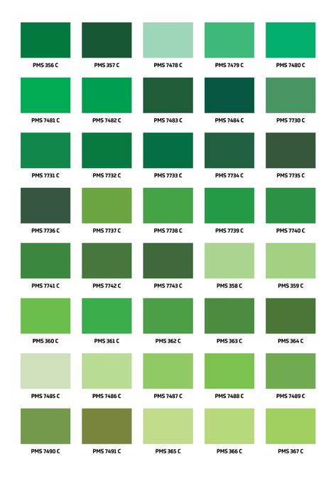 Pantone Colour Chart Green Color Chart, Unique Color Names, Pantone Color Book, Green Color Names, Ral Colour Chart, Pantone Color Guide, Color Names Chart, Pantone Matching System, Pantone Color Chart