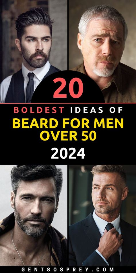 If you're a man over 50 in search of the perfect beard style, look no further. Explore 20 Beard Ideas for Men Over 50 for 2024, a comprehensive guide offering an array of options, including short beard styles designed exclusively for men over 50. Whether your hair has turned grey or not, our collection provides choices that elevate your confidence and style throughout 2024. Beard Ideas For Men, Short Beard Styles, Beard Ideas, Modern Quiff, Professional Beard, Beard Styles Short, Men Over 50, Textured Haircut, Grey Beards