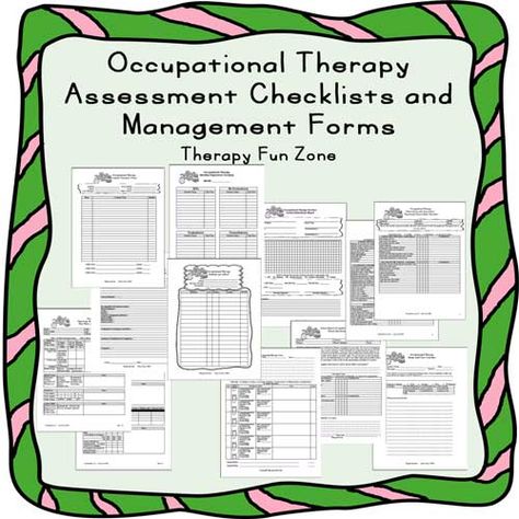 Assesments Occupational Therapy Assessment, School Based Occupational Therapy, Therapy Assessment, School Based Therapy, Nursing School Prerequisites, Assessment Checklist, Therapy Fun, Occupational Therapy Assistant, Pediatric Occupational Therapy