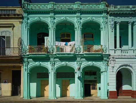 Prado Façade, Havana, 2014. Tampa Museum Of Art, Continents And Countries, Old Room, Colonial Architecture, Urban Fabric, City Architecture, Photography Gallery, Contemporary Photography, People Of The World