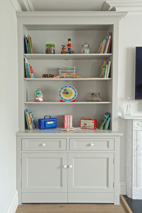 Alcove storage living room