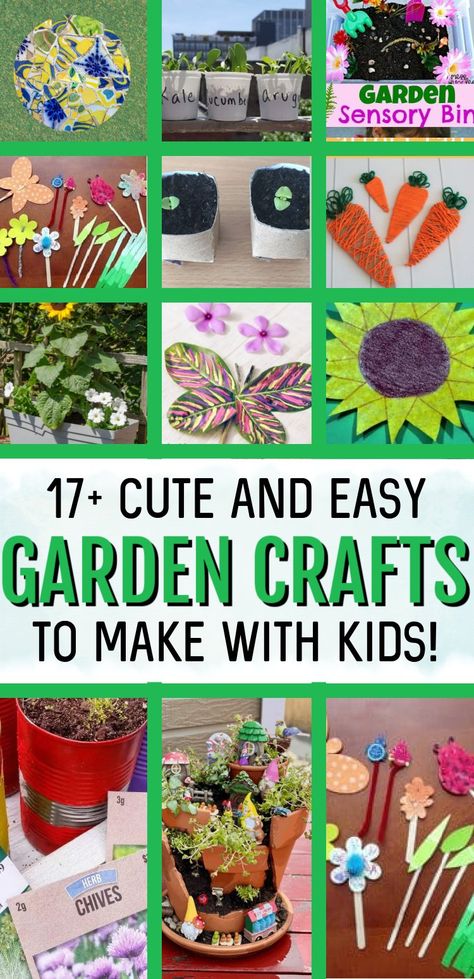 School Flower Garden Ideas Elementary, Flower Garden Craft Preschool, Seed Activity Preschool, Garden Art And Craft Preschool, Garden Craft Kindergarten, Toddler Planting Activities, Gardening Lesson Plans For Toddlers, Planting Crafts For Kids, How Things Grow Preschool Activities