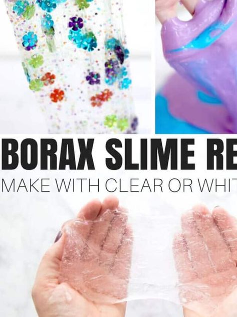 Easy Borax Slime Recipe | Little Bins for Little Hands Borax Slime Recipe Easy, Slime Borax, 3 Ingredient Slime Recipe Easy, Bath Slime Recipe, How To Make Slime With Borax And Glue, Slime Recipe Easy Borax And Glue, Clear Slime Recipe Without Borax Easy, How To Make Slime Without Glue Or Borax Or Cornstarch, Borax Slime Recipe