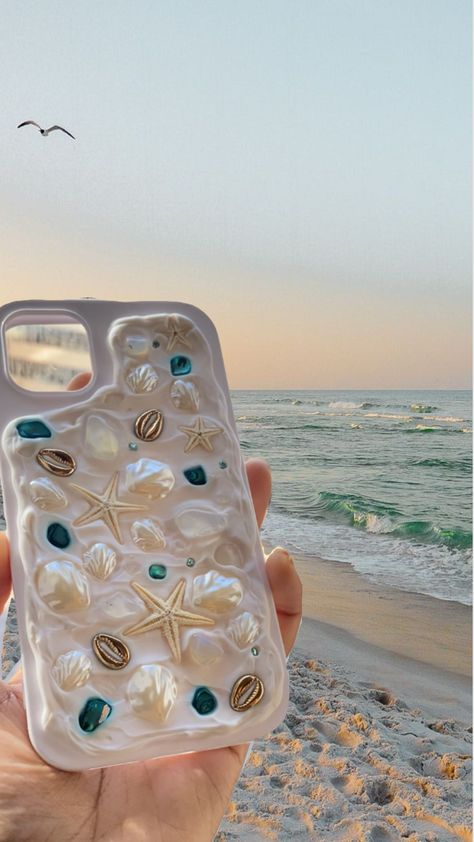 Ocean Phone Case, Diy Phone, Diy Phone Case, New Phones, Cute Crafts, Summer Jewelry, Phone Case, Phone Cases