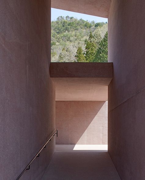 David Chipperfield Architects completes visitor centre and chapel at Inagawa Cemetery Chipperfield Architecture, Painted Wooden Chairs, Japanese Town, David Chipperfield Architects, David Chipperfield, Cedar Cladding, Rv Garage, Concrete Building, Hyogo