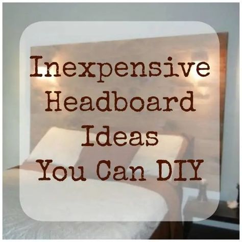 Diy Rustic Headboard Queen, Unusual Headboard Ideas, How To Style A Bed With No Headboard, Inexpensive Headboard Ideas, Industrial Headboard Ideas, Boho Headboard Ideas Diy, Wall Headboard Ideas Diy Master Bedrooms, Headboard Ideas King Size, Easy Diy Headboard Cheap