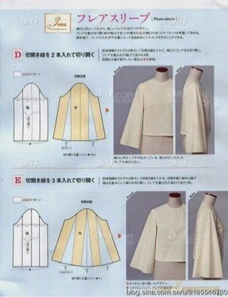 Pola Top, Sewing Sleeves, Japanese Sewing Patterns, Sewing Blouses, Japanese Sewing, Sew Ins, Blouse Pattern Sewing, Sewing Design, Diy Sewing Clothes