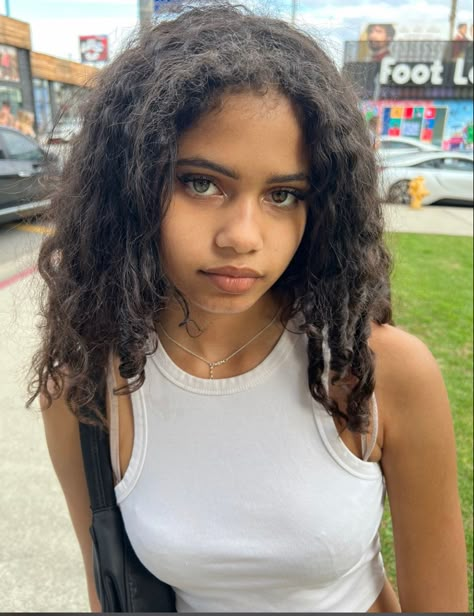 Cute Light Skin Women, Maya Winky Real Face, Pretty Indian Girl Face Claim, Mixed Girl Faceclaims, Mixed Teenage Girl, Mixed Face Claims, Mixed Teen Girl, Blasian Faceclaim, Mixed Girl Makeup