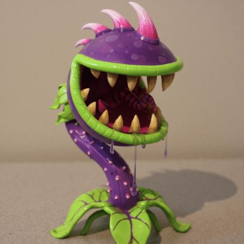 Free 3D file Chomper (Plants Vs Zombies), ChaosCoreTech Chomper Plants Vs Zombies, Plant Vs Zombies, Zombie Birthday Parties, Plant Monster, Zombie Birthday, Plant Zombie, Plantas Vs Zombies, Zombie Party, Tanah Liat