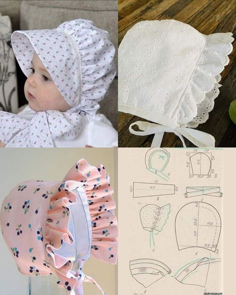 Perlengkapan Bayi Diy, Learn Sewing, Pola Topi, Fabric Ornament, Baby Clothes Patterns Sewing, Sewing Baby Clothes, Sewing Easy Diy, Sewing Tutorials Clothes, Fashion Sewing Tutorials