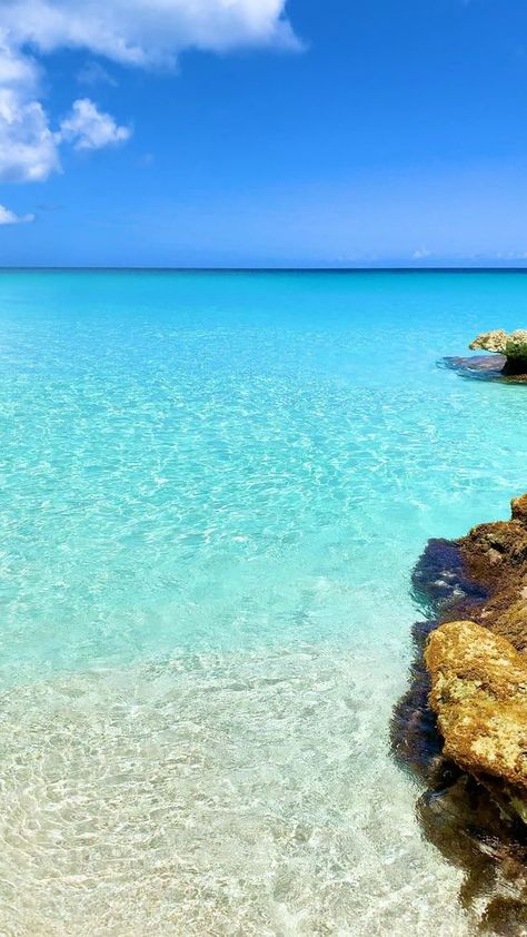 Dreamy waters of the #Caribbean 🥰🥰🥰 Click the vid for a full dose of awe inspiring azure blue water and soft sand, a perfect for your next travel destination, or wedding! #beach #meditation #relaxation #ocean 💕💕💕 Beach Meditation, Beautiful Beaches Paradise, Beautiful Beach Pictures, Beautiful Ocean Pictures, Dream Vacations Destinations, Ocean Pictures, Wedding Beach, Art Idea, Beautiful Locations Nature