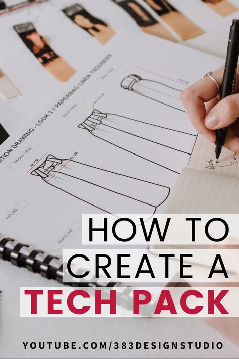 How to Create a Fashion Tech Pack Tech Packs Template, Mrs Style Book Patterns, Tech Pack Fashion Template, Tech Packs Fashion, How To Create A Fashion Collection, Fashion Design Tech Pack, Clothing Tech Pack, Techpacks Fashion, Techpack Template