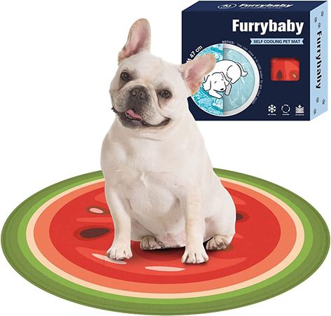 furrybaby Dog Cooling Mat, Pet Bed Dog Mat Self-Cooling Pad Cool Gel Bed Large Dog Cooling Pads Mats, No Need to Refrigerate or Freeze, Apply Indoors Outdoors Car(Watermelon M 47cm) : Amazon.co.uk: Pet Supplies Watermelon Dog, Pet Bed Dog, Dog Cooling Mat, Dog Cooling Pad, Bed Picture, Cooling Pad, Bed Dog, Dog Pads, Pet Ideas