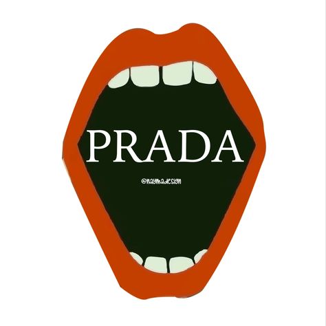 Prada Drawing, Prada Artwork, Prada Logo Art, Prada Illustration, Prada Print, Prada Poster, Prada Art, Prada Brand, Italy Illustration