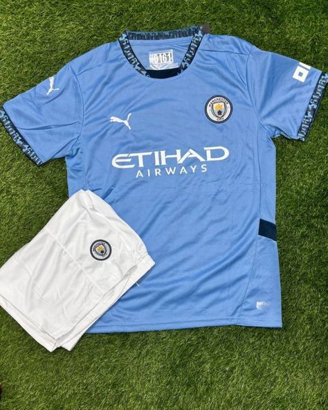 Support Manchester City in style with the 2024/25 Home Jersey – Fan Edition. This 100% polyester jersey features the iconic sky blue color, an embroidered club crest, and Dri-FIT technology for optimal comfort and moisture management. Exclusively available at Sports Baazar, it’s perfect for any true City fan. Man City Jersey, Manchester City Jersey, Portugal Euro, Sky Blue Color, Football Equipment, Man City, Football Kits, July 25, Football Boots