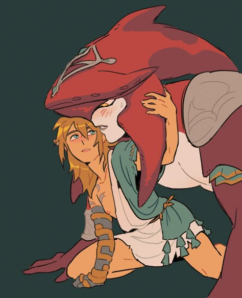 Sidlink Fanart Spicy, Sidlink Fanart, Zelda Widget, Sidon Zelda, Prince Sidon, Link Botw, Legend Of Zelda Characters, Shark Man, Snk Cosplay