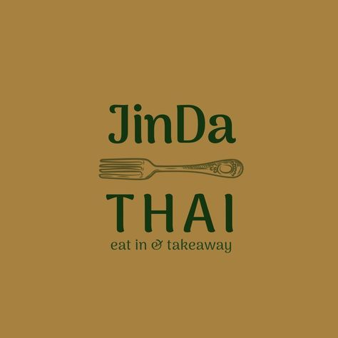 Thai Food Logo Design, Thai Branding, Thai Restaurant Logo, Chicken Restaurant Logos, Resturant Logo, Thai Font, Noodle Shop, Inspiration Poster, Thai Design